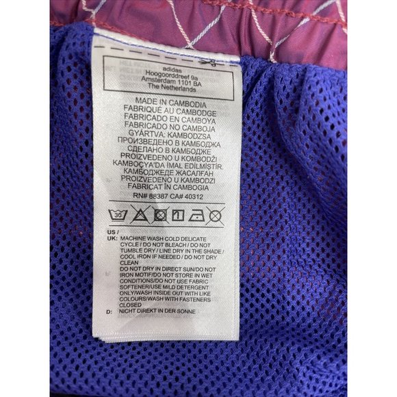 Adidas Women’s Shorts Purple Primeblue XS Blue lining Drawcord on Elastic, Logo - Picture 11 of 12